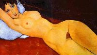 Liegender Akt nach Modigliani