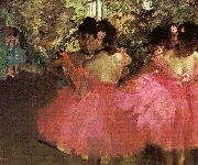 Ballerina in Rosa nach Degas